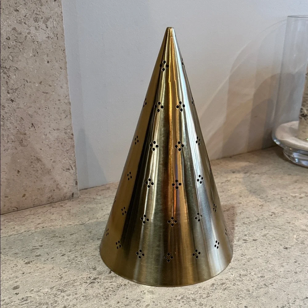 West Elm Gold Decorative Christmas Tree